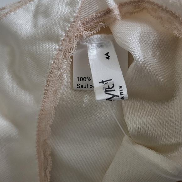 Vintage  retro Sleepwear peachy cream in size F/44 - Picture 8 of 13
